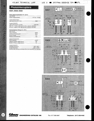 EA32 Datasheet PDF Gilway Technical Lamp 