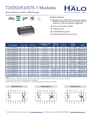 TG57-0456N1RL Datasheet PDF HALO Electronics, Inc.