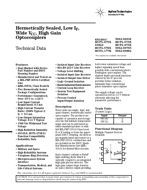HCPL-177K-200 Datasheet PDF HP => Agilent Technologies