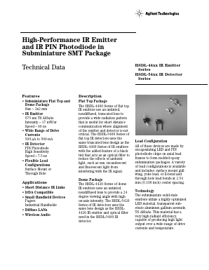 HSDL-44XX Datasheet PDF HP => Agilent Technologies
