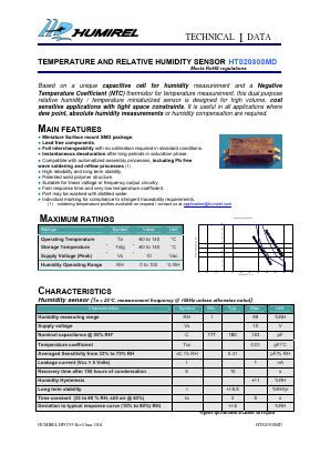 HPP804B130 Datasheet PDF Humirel
