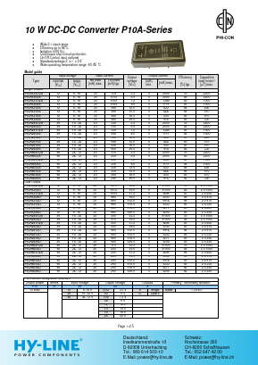 P10A123R3D Datasheet PDF HY-LINE Power Components