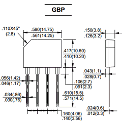 GBP005 Datasheet PDF HY ELECTRONIC CORP.