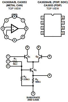 CA3028AM96 Datasheet PDF Harris Semiconductor