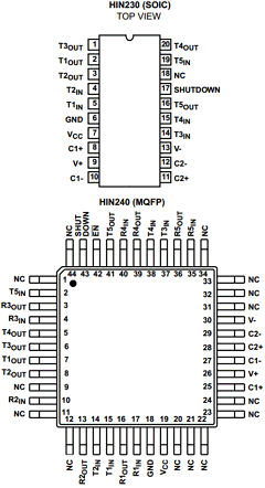 HIN238IB Datasheet PDF Harris Semiconductor