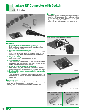 MS-151-C Datasheet PDF HIROSE ELECTRIC