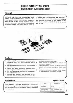 DX20CM-68S Datasheet PDF HIROSE ELECTRIC
