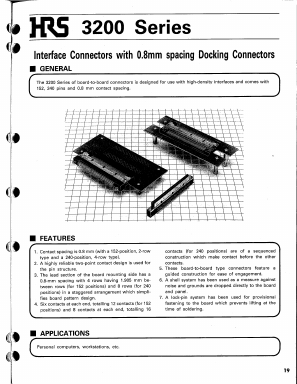 3210-152PE1 Datasheet PDF HIROSE ELECTRIC