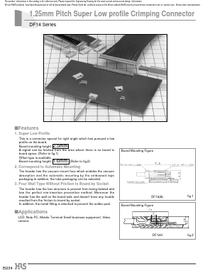 DF14-5P-1.25H56 Datasheet PDF HIROSE ELECTRIC