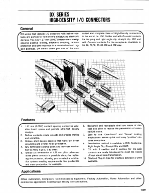 DX20-68SW-SG Datasheet PDF HIROSE ELECTRIC