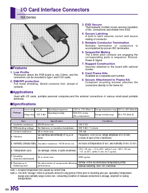 NX30TA-09PAA Datasheet PDF HIROSE ELECTRIC
