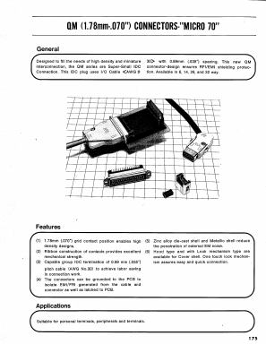 QM40-14R-CF Datasheet PDF HIROSE ELECTRIC