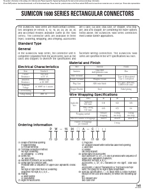 SD-1645 Datasheet PDF HIROSE ELECTRIC
