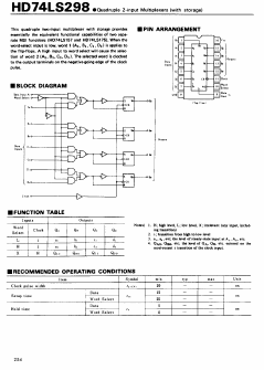 74LS298 Datasheet PDF Hitachi -> Renesas Electronics