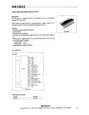 HA13412 Datasheet PDF Hitachi -> Renesas Electronics