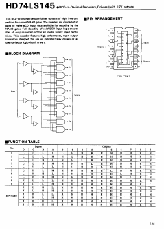 HD74LS145P Datasheet PDF Hitachi -> Renesas Electronics
