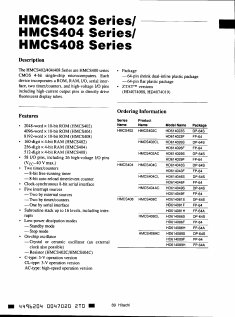HMCS404C Datasheet PDF Hitachi -> Renesas Electronics