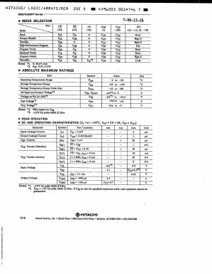 HN27C256FP-30T Datasheet PDF Hitachi -> Renesas Electronics