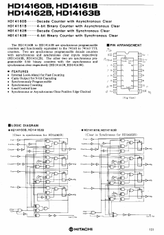 HD14161B Datasheet PDF Hitachi -> Renesas Electronics