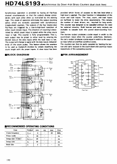 74LS193 Datasheet PDF Hitachi -> Renesas Electronics