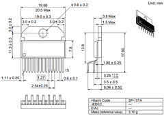 HA13164A Datasheet PDF Hitachi -> Renesas Electronics