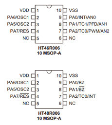 HT48R006 Datasheet PDF Holtek Semiconductor