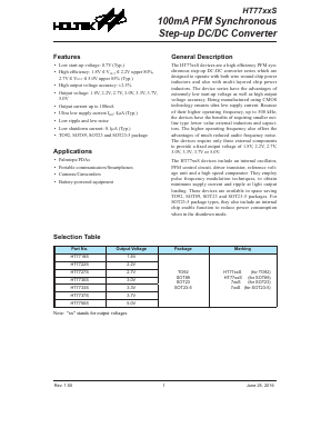 HT7730S Datasheet PDF Holtek Semiconductor