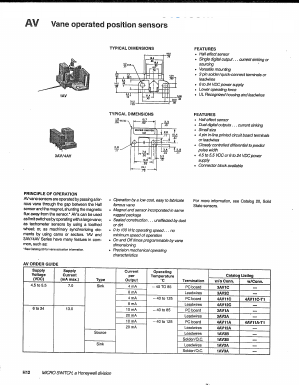 4AV11A-T1 Datasheet PDF Honeywell International