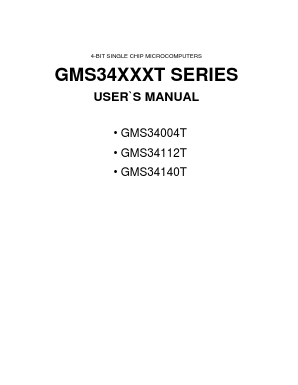 GMS34004TM Datasheet PDF Hyundai Micro Electronics