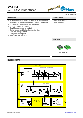 IC-LFM Datasheet PDF IC-Haus GmbH