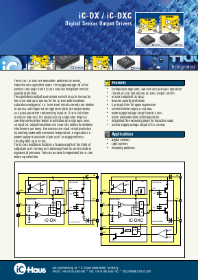 IC-DXC Datasheet PDF IC-Haus GmbH
