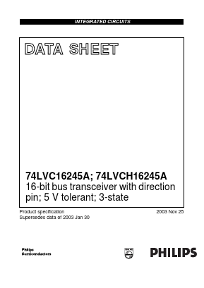 74LVC16245ADL Datasheet PDF Integrated Circuit Systems