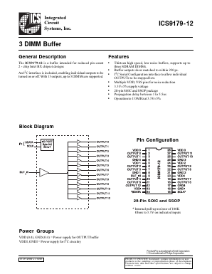 AV9179M-12 Datasheet PDF Integrated Circuit Systems