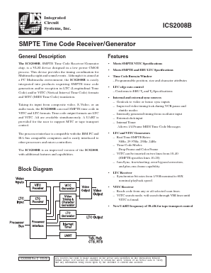 ICS2008EB Datasheet PDF Integrated Circuit Systems