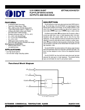 IDT74ALVCH162721PA Datasheet PDF Integrated Device Technology