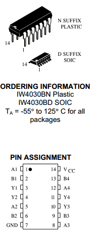 IW4030BD Datasheet PDF IK Semicon Co., Ltd