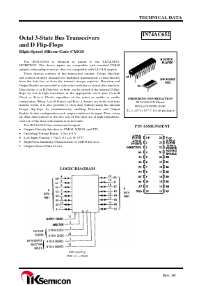 IN74AC652 Datasheet PDF IK Semicon Co., Ltd
