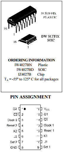 IW4027BD Datasheet PDF IK Semicon Co., Ltd