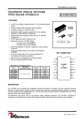 ILA1062AN Datasheet PDF IK Semicon Co., Ltd