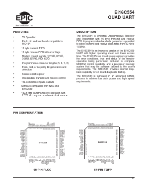 EI16C554 Datasheet PDF IMP, Inc