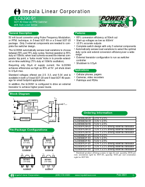 ILC6390 Datasheet PDF Impala Linear Corporation