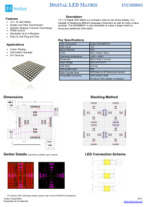 INCM88001 Datasheet PDF Inolux Corporation