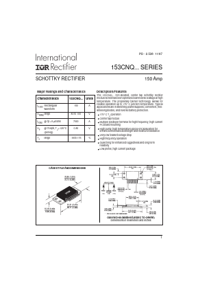 153CNQ Datasheet PDF International Rectifier