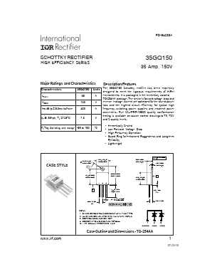 35GQ150 Datasheet PDF International Rectifier
