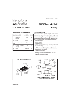 150CMQ040 Datasheet PDF International Rectifier