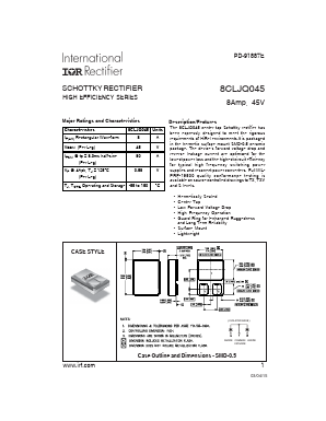 8CLJQ045 Datasheet PDF International Rectifier