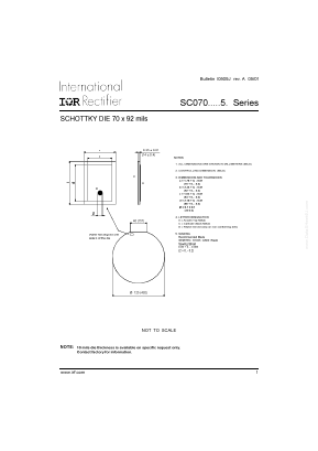 SC070S060A5F Datasheet PDF International Rectifier