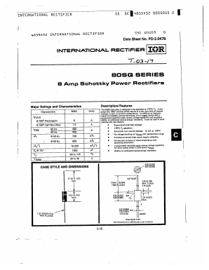80SQ Datasheet PDF International Rectifier