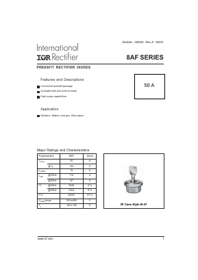 8AF2NPP Datasheet PDF International Rectifier