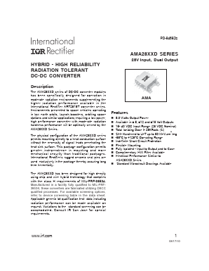 AMA2805D Datasheet PDF International Rectifier